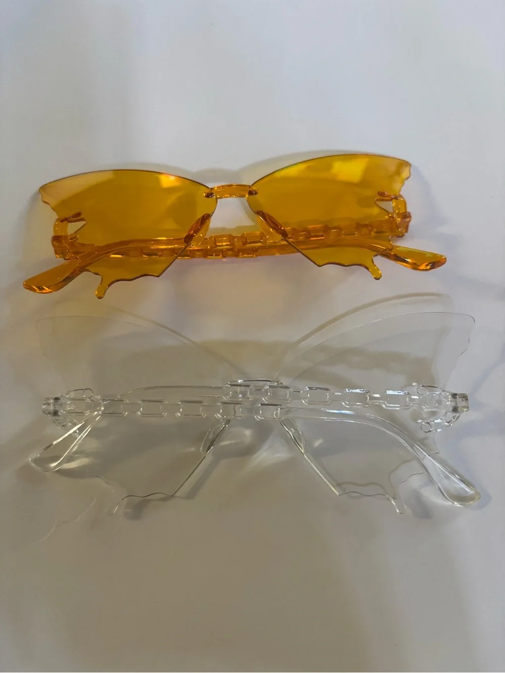 Butterfly Frame Yellow Women’s Sunglasses